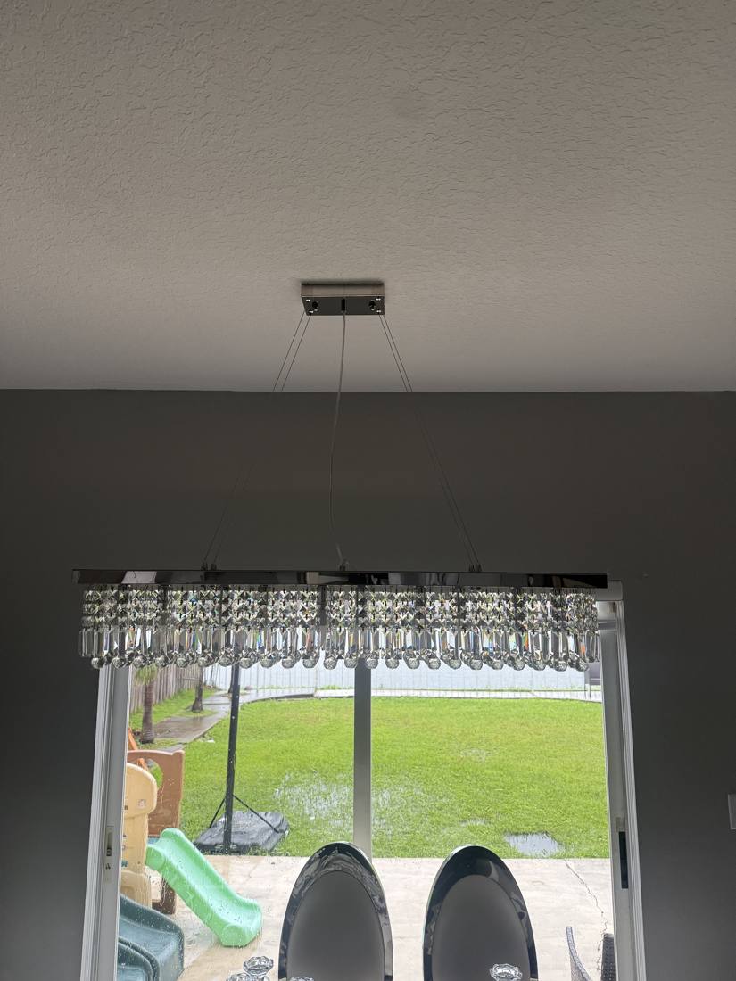 Dining room chandelier
